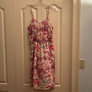BR Floral Silk Dress